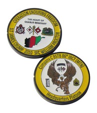 US Army Company C BSTB 86th IBCT MTN Headquarters Platoon Challenge Coin picture