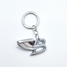 Mulsanne Arnage Flying Spur Bentley Style Chrome Metal Keychain Car Logo No Box picture