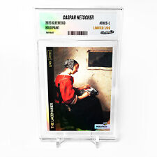 THE LACEMAKER Caspar Netscher Card GleeBeeCo Holo Paint *Slab* #THCS-L Only /49 picture