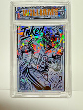 2026 Chicago Bears Caleb Williams Inked Ice Refractor NFL Football zx2 rc picture