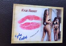 Bang Bros Super Star Kylie Rocket Signed and Kissed Autograph Card🔥🔥 picture