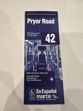 MARTA Bus Route 42 Map - Pryor Road Schedule picture