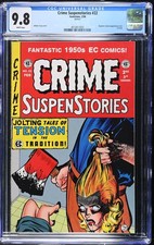 🔥 CRIME SUSPENSTORIES #22 (1998) CGC 9.8 — WHT PGS - Classic Severed Head Cover picture