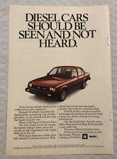 Vintage 1982 Isuzu Diesel Coupe Full Page Original Print Ad - Seen And Not Heard picture