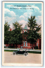 I.I. & C. Hospital Columbus Building Frontview Mississippi MS Vintage Postcard picture