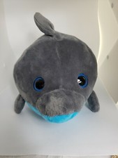 2013 Sea World Mako Shark Plush 10 inch gray blue stuffed animal unisex picture