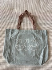 New, Unbranded Miffy Large Canvas Blend Tote Bag, Inner Pocket picture