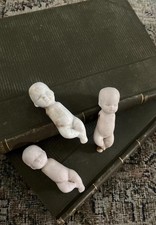 Antique german baby dolls | ceramic | bisque | doll parts | assemblage | mixed picture