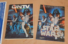 RARE ORIGINAL 1982 STAR WARS ONTV PROGRAM GUIDE WITH ORIGINAL ORDER FORM INSERT picture
