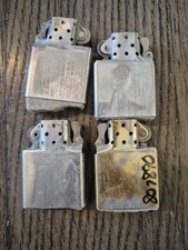 Lot of 4 Vintage Zippo Inserts- INSERTS ONLY -Not working picture