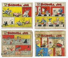 1959 Bazooka Joe Bubble Gum Wrapper Comics X4 picture