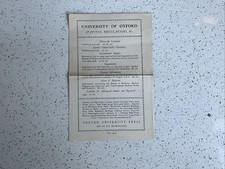 1926 University of Oxford – Admission Requirements & Regulations picture