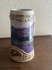 1996 Coors Beer Stein Mug Life In The Rocky Mountains Fly Fishing. First Series. picture
