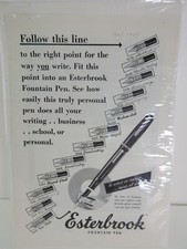 Esterbrook Vintage 1949 Fountain Pen Magazine Ad picture