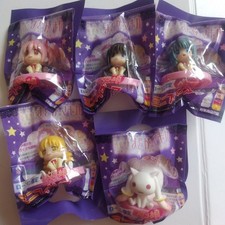 Madoka Magica Lawson Petanko Mini Figure 5pc Set picture