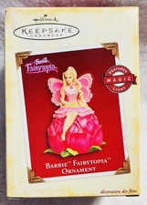 Hallmark Keepsake BARBIE FAIRYTOPIA ORNAMENT Elina- 2005 Magic Light-A-12-1-15 picture