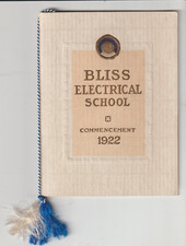 Bliss Electrical School 1922 Washington D. C. Commencement picture