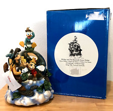 VINTAGE DISNEY STORE MICKEY AND THE BEANSTALK MUSICAL SNOWGLOBE ORIGINAL BOX TAG picture