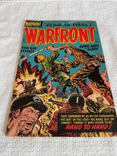 Warfront #8 1952 Harvey Comic Book Guns, Guts and Glory picture