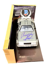 CHRISTOPHER LLOYD SIGNED AUTO BACK TO THE FUTURE 1:24 DELOREAN DIECAST BECKETT picture