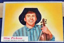 VINTAGE 1953 - TOPPS WHO Z AT STAR CARDS #46, SLIM PICKENS picture