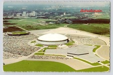 Aerial Houston Astros Astrodomain Baseball Stadium Texas c1975 St Louis Postcard picture