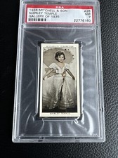 PSA 7 SHIRLEY TEMPLE 1936 Mitchell Cigarette Card #26 Rare Graded Vintage picture