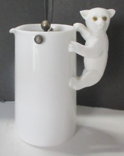 Vintage Copeland Spode Porcelain Creamer with a Lemur Handle .. CRACKED picture