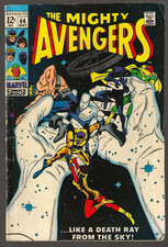 The Avengers # 64 (4.5) Marvel 5/1969 Late Silver-Age 12c Comic Black Panther picture