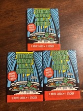 (3) 1990 Topps Teenage Mutant Ninja Turtles The Movie Free USPS Shipping picture