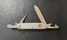 Wenger SOLDIER Swiss Army Knife - Alox - Silver - 93mm - 1997 picture