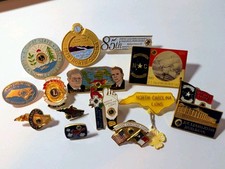 Lot Of 16 Vintage Lions Club North Carolina Brooch Pins 1972-2009 Ship Cardinal picture