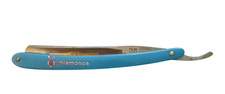 Filarmónica Doble Temple Blue No 12 Straight Razor Jose Monserrat Pou Spain Box picture