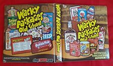 2010 TOPPS WACKY PACKAGES OLD SCHOOL 1 OFFICIAL BROWN BINDER   @@ RARE @@ picture