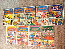 Lot Of 9 Archie's Joke Book Comic Book picture