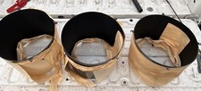 New Old Stock ORIGINAL VINTAGE TRAFFIC LIGHT VISOR SHIELDS SIGNAL COVERS 12” picture