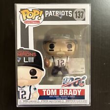 Funko Pop NFL Tom Brady #137 New England Patriots - Super Bowl - Near Mint picture