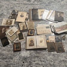 DAGUERREOTYPE Portrait Photo Postcard Album 1800 Early 1900 18th Century Stamps picture