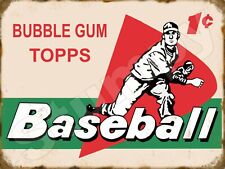 Topps Baseball Metal Sign 9