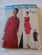 Vogue Couturier Design 1490 Pucci Dress & Jacket Cut Size 18 Sewing Pattern Read picture