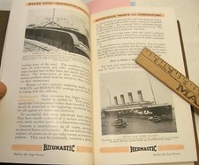 1921 WAILES DOVE HERMISTON ILLUSTRATED ADVERTISING BOOKLET BITUMINOUS SHIP PAINT picture