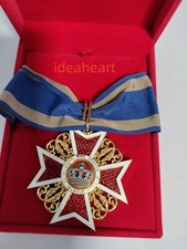 ROMANIA Medal Order of the CROWN of Romania COMMANDER with Box Reproduction picture
