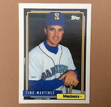 1992 TOPPS BASEBALL CARD #481 TINO MARTINEZ MARINERS Trading Card picture