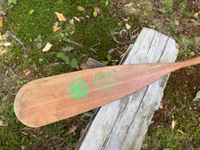 Rare Vtg Antique Painted Advertising Canoe Paddle Indian Head Brand Memphis TN picture