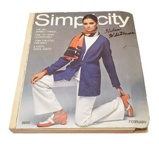 Simplicity Pattern Book February 1969 Store Counter Catalog 60s Spring Fashions picture