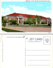 TX View Of Mess Hall A. & M. College College Station  Postcard 58900 picture