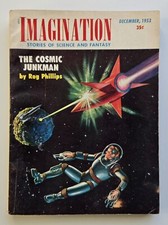 1953 Imagination Stories of Science Fiction & Fantasy Pulp Cosmic Junkman Cover picture