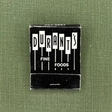Durant’s Restaurant Phoenix Arizona Rare Vintage Matchbook Matches Unstruck picture