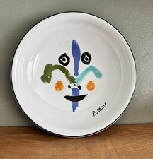 PICASSO Ceramic Bowl FACE 1963 PP-1 by Masterpiece Editions Ltd. Unused Like New picture