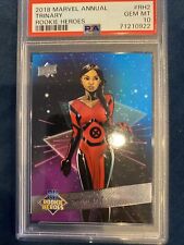 2018-19 Upper Deck Marvel Annual Rookie Heroes Trinary #RH2 PSA 10 Gem Mint picture
